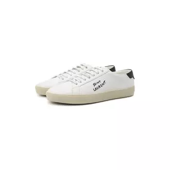 Кожаные кеды Court Classic Saint Laurent