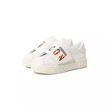 Кожаные кеды Dsquared2