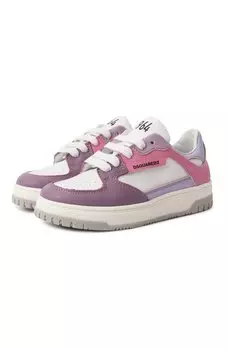 Кожаные кеды Dsquared2