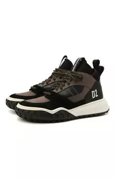 Кожаные кеды Dsquared2