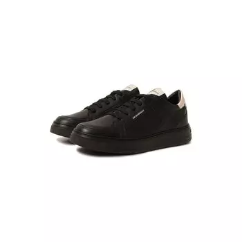 Кожаные кеды Emporio Armani