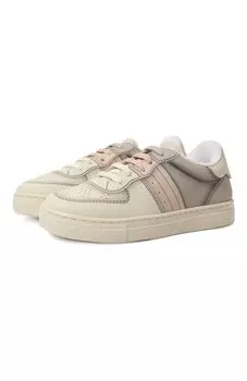 Кожаные кеды Emporio Armani