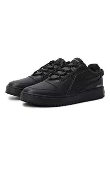 Кожаные кеды Emporio Armani