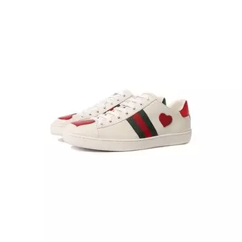 Кожаные кеды Ace Gucci