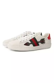 Кожаные кеды Ace Gucci
