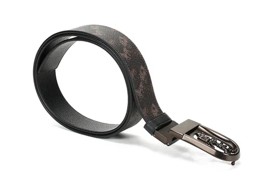 Мужской кожаный ремень COACH, Black/Brown