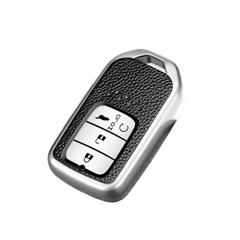 Кожаный чехол для ключей из ТПУ с 234 кнопками для Honda Accord Civic City Crider CRV CR-V Jade XR-V HRV Odyssey Vezel, аксессуары 2 Buttons красный