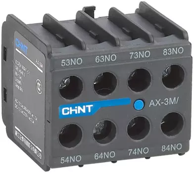 Приставка доп. контакты CHINT 925189 AX-3M/20 к контактору NXC-06M~12M