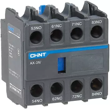 Приставка доп. контакты CHINT 938254 AX-3X/40 к контактору NXC-06~630