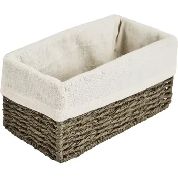 Корзина для хранения 20x10x10 см бумага цвет графит