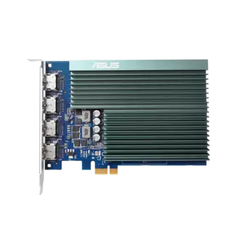Видеокарта ASUS NVIDIA GeForce GT 730 Silent, 2Gb GDDR5, 64 бит, PCI-E, 4HDMI, Retail (GT730-4H-SL-2GD5)