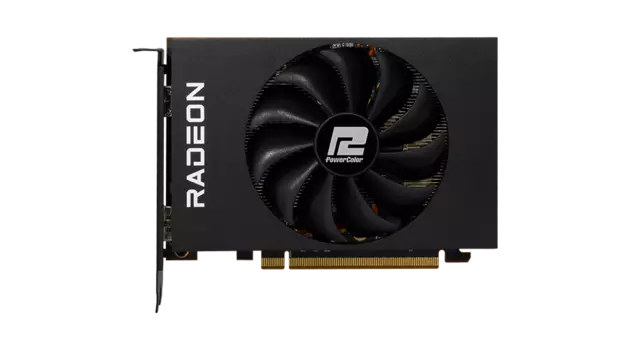 Видеокарта PowerColor AMD Radeon RX 6500 XT ITX, 4Gb GDDR6, 64 бит, PCI-E, HDMI, DP, Retail (AXRX 6500 XT 4GBD6-DH)
