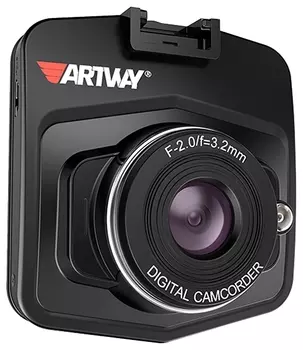 Видеорегистратор Artway AV-510, 1920x1080 25 к/с, 120°, G-сенсор, microSD (microSDHC)