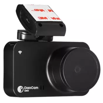Видеорегистратор с экраном DAOCAM Uno GPS Wi-Fi, 1920x1080 30 к/с, 150°, 2" 320x240, G-сенсор, WiFi, microSD (microSDXC), черный (1045026)
