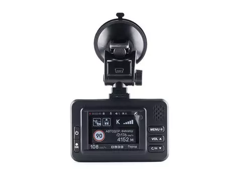 Видеорегистратор с экраном Incar SDR-45 Tibet GPS, 1920x1080 30 к/с, 130°, 2.3" 320x240, G-сенсор, WiFi, радар-детектор, microSD (microSDHC), черный (INCAR SDR-45)