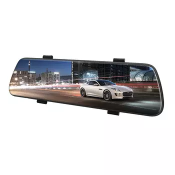 Видеорегистратор зеркало заднего вида ROADGID Blick WIFI, 2 камеры, 1920x1080 30 к/с, 170°, G-сенсор, WiFi, microSDXC, microSDHC, microSD, черный (1044735)