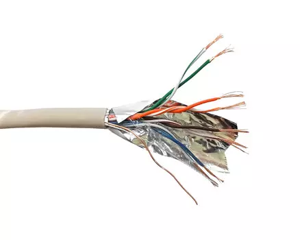 Витая пара FTP кат.5e, 4 пары, CU, 305м., внутренний, многожильный, PVC, серый, NETKO Optima Silver (N.FTP-68659.05E.0B)