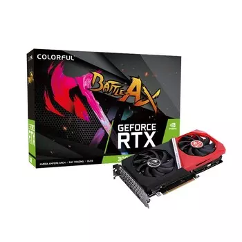 Видеокарта Colorful NVIDIA GeForce RTX 3060 NB DUO, 8Gb DDR6, 128 бит, PCI-E, HDMI, 3DP, Retail (RTX 3060 NB DUO 8GB-V)