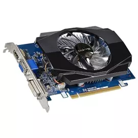 Видеокарта GIGABYTE NVIDIA GeForce GT 730, 2Gb DDR3, 64 бит, PCI-E, VGA, DVI, HDMI, Retail (GV-N730D3-2GI)