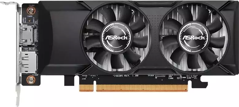 Видеокарта ASRock Intel Arc A380 LP, 6Gb GDDR6, 96 бит, PCI-E, HDMI, DP, Retail (A380 LP 6G)