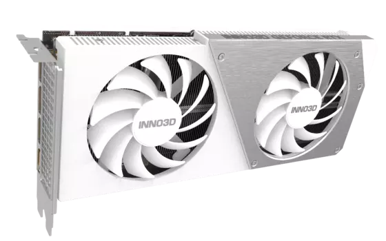Видеокарта Inno3D NVIDIA GeForce RTX 4060Ti TWIN X2 OC WHITE, 16Gb DDR6, 128 бит, PCI-E, HDMI, 3DP, Retail (N406T2-16D6X-178055W)
