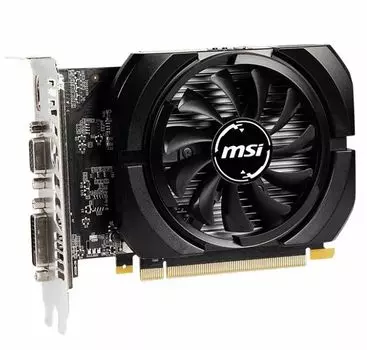 Видеокарта MSI NVIDIA GeForce GT 730, 2Gb DDR3, 64 бит, PCI-E, VGA, HDMI, Retail (N730K-2GD3/OCV5)