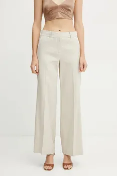 Льняные брюки Michael Michael Kors, бежевый