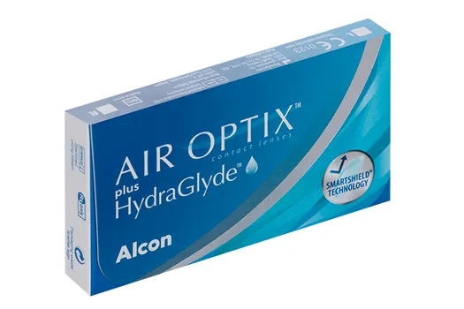 Контактные линзы Air Optix plus HydraGlyde (3) ежемесячные -3.75 / 14.20 / 8.6, 3 шт