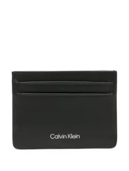 Calvin Klein картхолдер с логотипом, черный