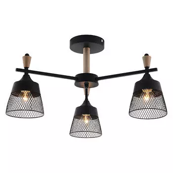 Потолочная люстра Seven Fires Olban SF3389/3C-BK-WD