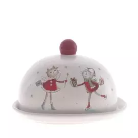 Масленка 16*13*13см "Кошечки" керамика 754547