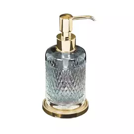 Дозатор для жидкого мыла Boheme Murano Cristal 10228 золото