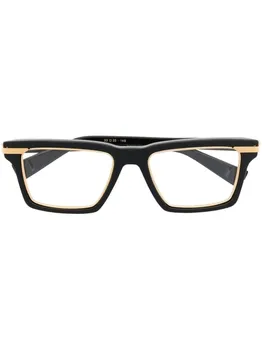Balmain Eyewear очки в квадратной оправе, черный