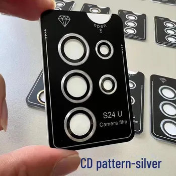 Защитная пленка Eagle Eye Positioning Camera Protector для Samsung S24 Ultra с рисунком CD Samsung Galaxie S24 серый