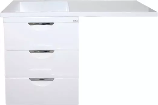 Тумба под раковину Misty Куба 60 П-Куб01060-0113Я под стиральную машину белый