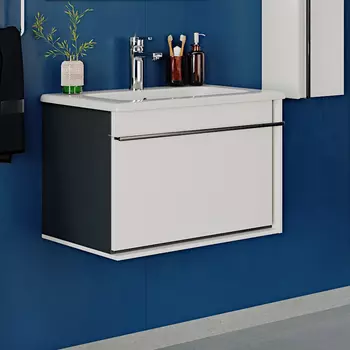 Тумба для комплекта Roca Aneto 60 белая, черная