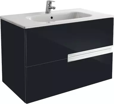 Тумба для комплекта Roca Victoria Nord Black Edition 80 черная