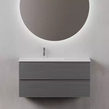 Тумба под раковину без столешницы Sancos Folk 100 L grey soft