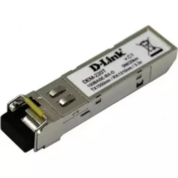 Трансивер D-Link 220T/20KM/A1A WDM SFP 100Base-BX-D Tx:1550nm Rx:1310nm singlemode 20km