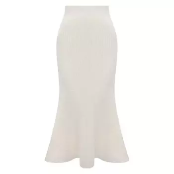 Юбка из шерсти и кашемира Lanvin