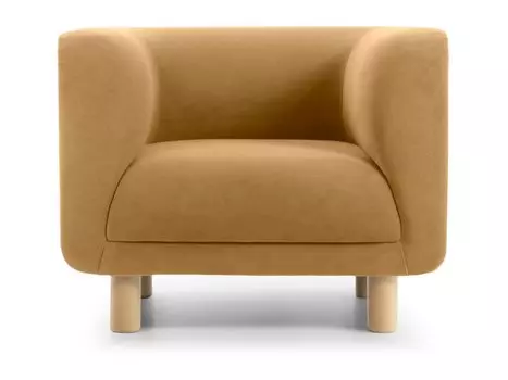 Кресло Венето Velvet Mustard