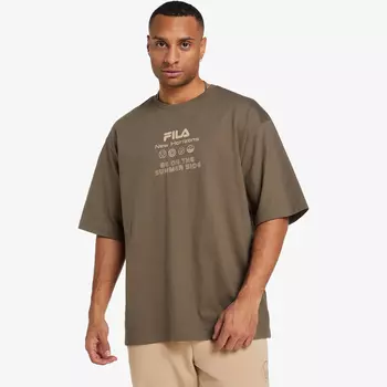 Мужская футболка оверсайз FILA, Зеленый