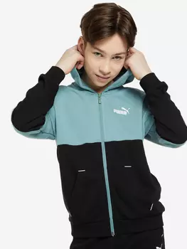 Толстовка для мальчиков PUMA Power Colorblock, Голубой