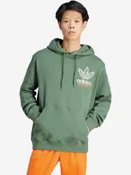 Толстовка мужская Adidas Trefoil Hoody 3, Зеленый