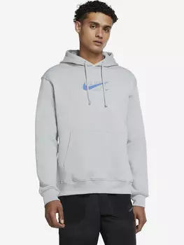 Толстовка мужская Nike M NSW HOODIE PO AIR PRNT PACK, Серый