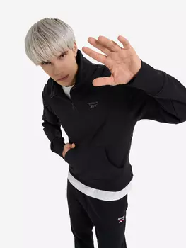Толстовка мужская Reebok Icon Elements Quarter, Черный