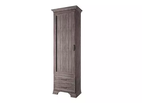 Шкаф tiffany 1d2s (анрэкс) коричневый 69x212x39 см.
