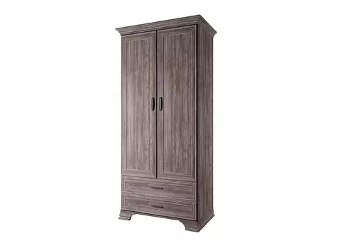 Шкаф tiffany 2dg2s (анрэкс) коричневый 99x212x62 см.