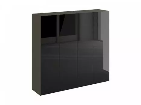 Шкаф roomy (ogogo) черный 237x221x60 см.
