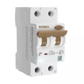 Автоматический выключатель дифференциального тока Werkel W922P326 / Ди